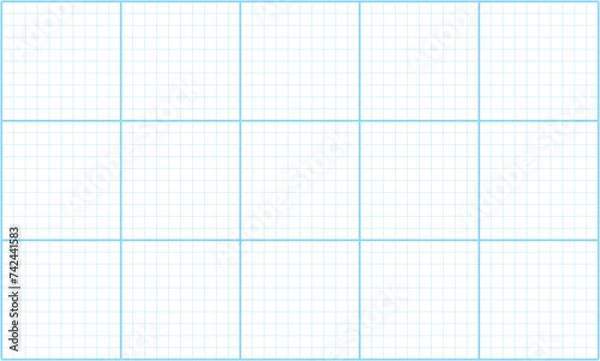 Fototapeta vector. graph paper. seamless pattern. architect backgound. millimeter grid. 