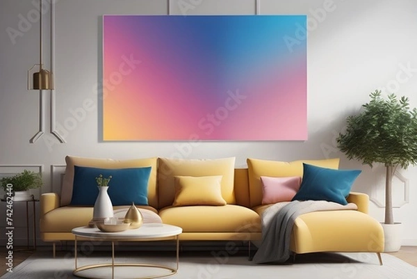 Fototapeta  Orange-red defocused background for the design