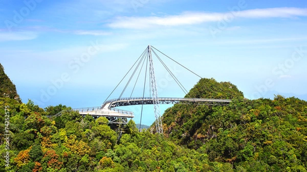 Fototapeta Sky bridge. Langkawi
