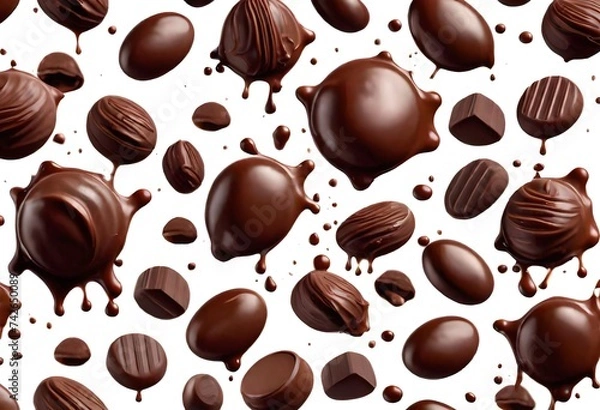 Fototapeta chocolate background