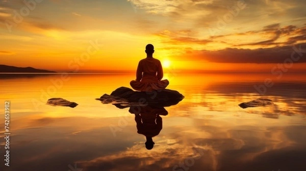 Obraz Mindfulness, meditation, relaxation and self development