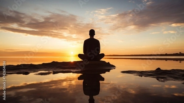 Fototapeta Mindfulness, meditation, relaxation and self development