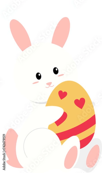 Fototapeta Easter Egg Bunny