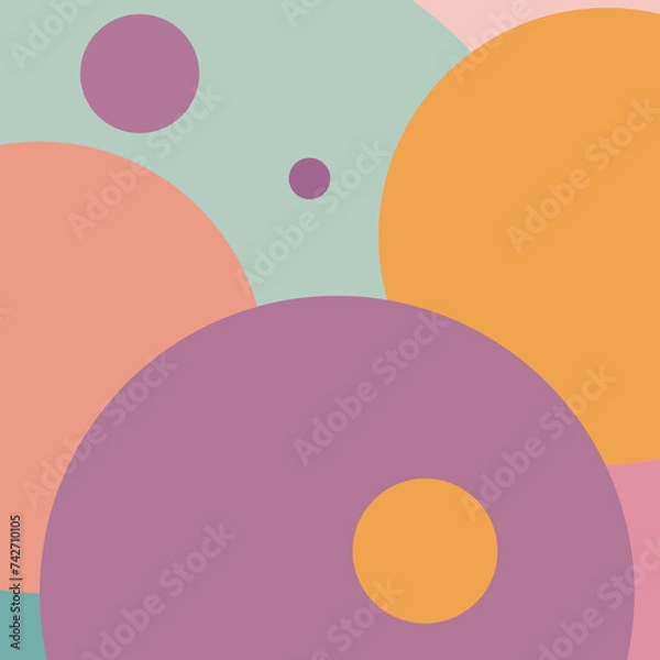 Obraz banner frame background .Colorful poster background 