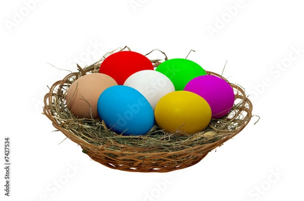 Fototapeta easter eggs