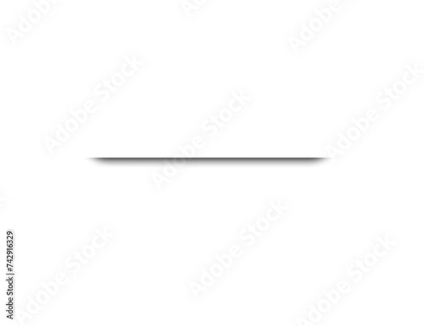 Obraz Realistic shadow effect on transparent background 