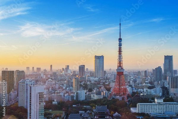 Fototapeta Tokyo Tower, Tokio, Japonia