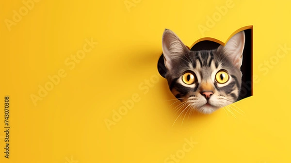Fototapeta cat background