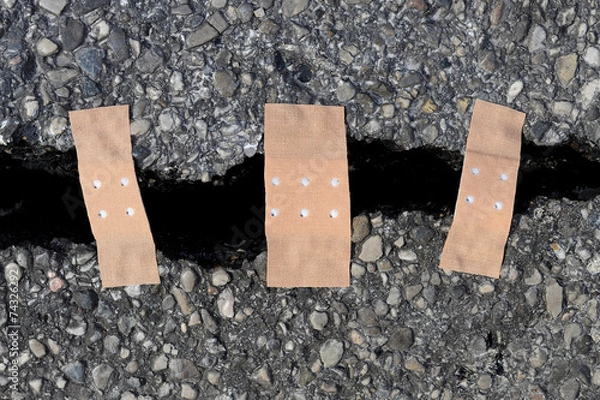 Obraz Renowacja dróg