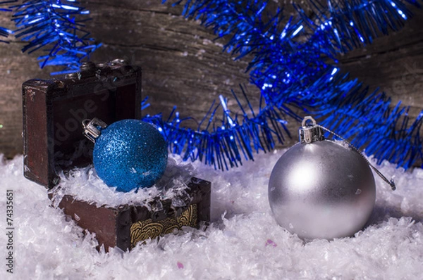 Obraz Colorful christmas decorations