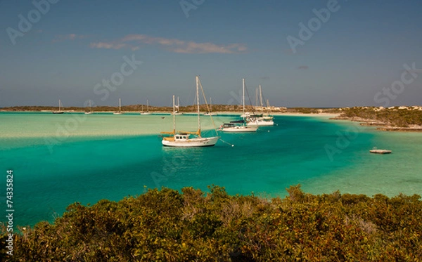 Obraz Tropical Anchorage