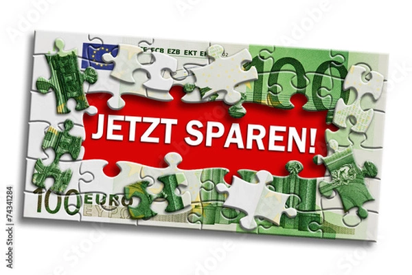 Fototapeta Geldschein - Jetzt sparen!
