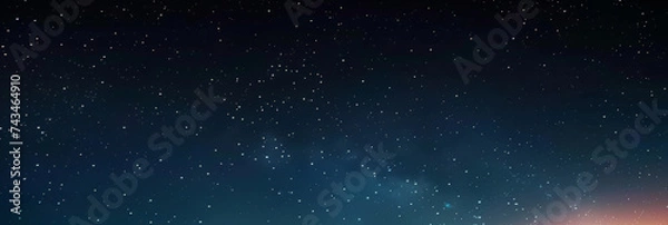 Fototapeta  the night sky under the stars, milky way, galaxy, cosmos , nebula space at night background, blue space