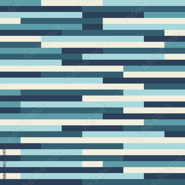 Obraz A blue vector geometric pattern background