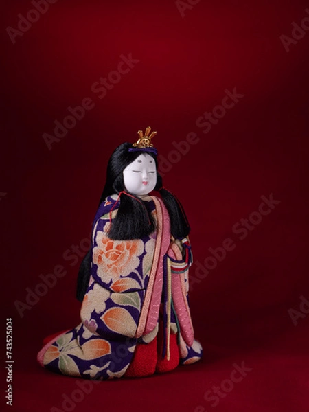 Obraz ひな人形（木目込み人形）