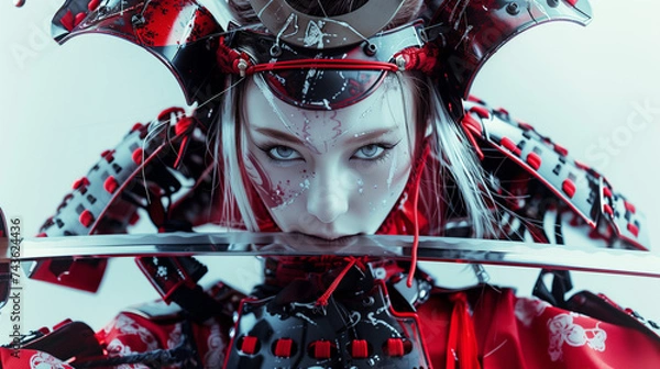 Fototapeta 女性の侍