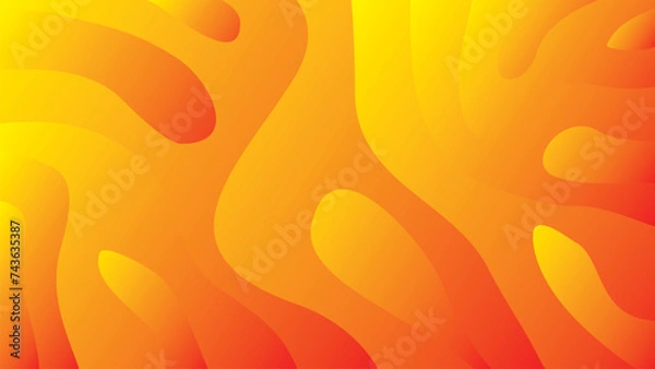 Obraz abstract background image yellow red orange, lava flow, hot liquid, molten larvae, glowing, hot, gold.