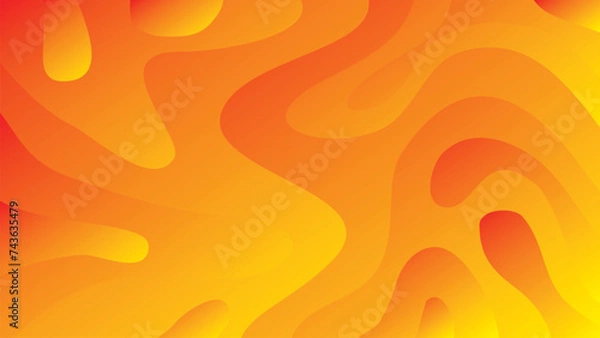 Obraz abstract background with lava pattern, yellow red colors