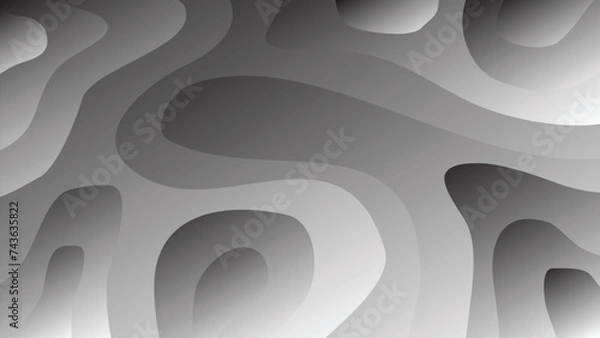 Obraz Lava patterned abstract background in black and white