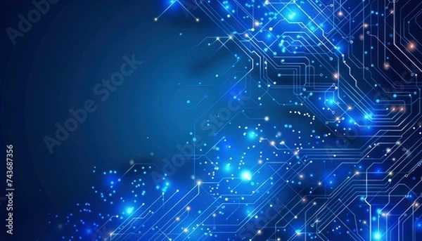 Fototapeta Technology background