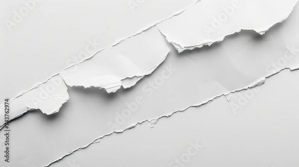 Obraz white paper texture background - generative ai