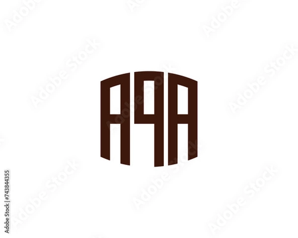 Fototapeta AQA logo design vector template