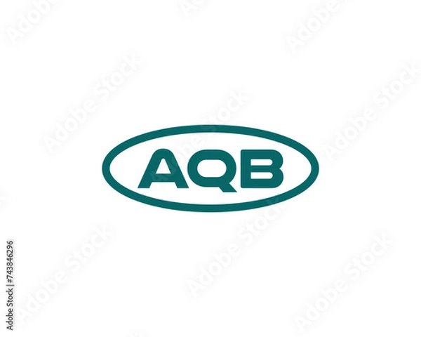 Fototapeta AQB Logo design vector template