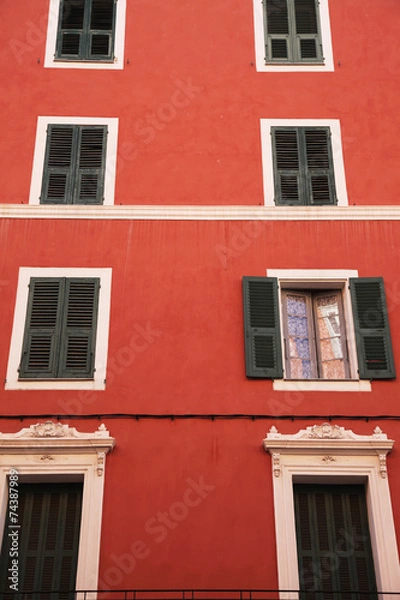 Fototapeta Façade d'immeuble à Nice