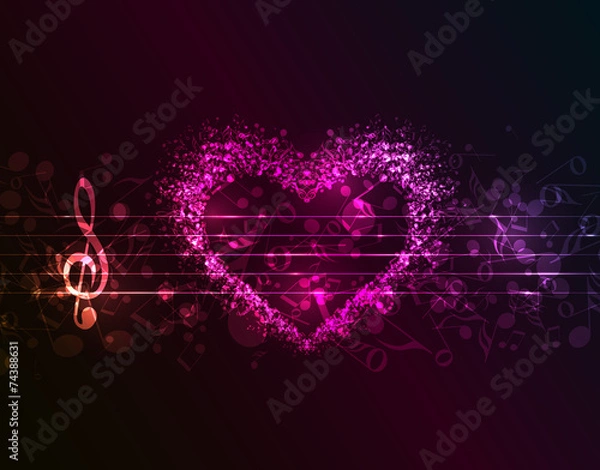 Obraz Music Background