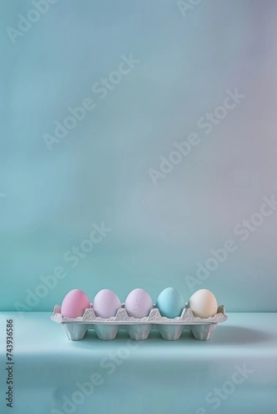 Obraz Pastel easter eggs 