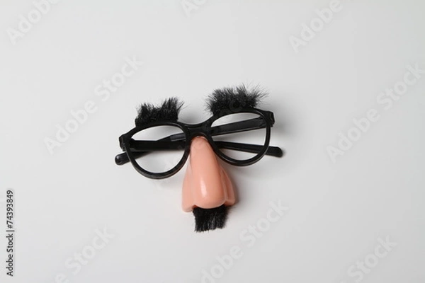 Obraz Funny Harpo Marx look alike glasses