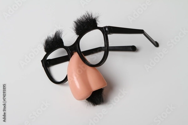 Obraz Funny Harpo Marx like glasses