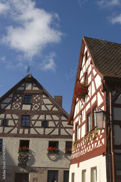 Obraz Fachwerkhäuser in Franken