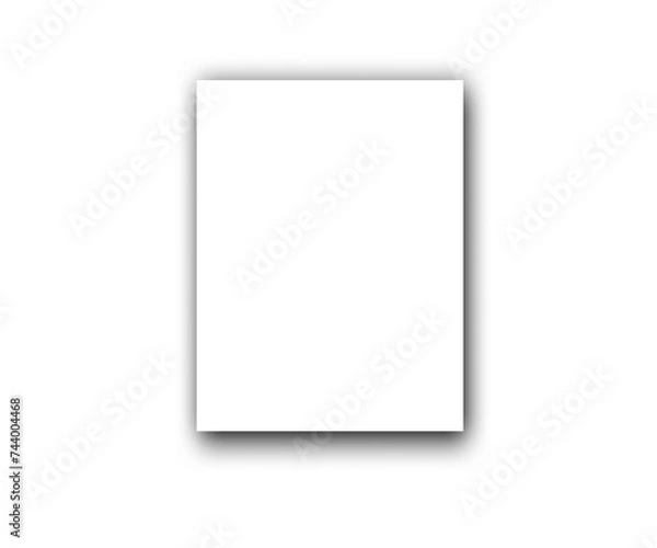 Fototapeta Black transparent frame shadow effect for design 