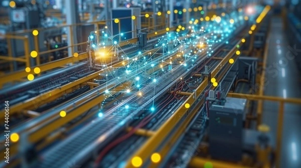 Fototapeta Robotics in Manufacturing