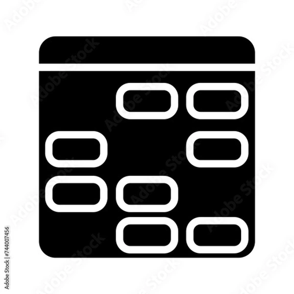 Obraz Card Sorting Gambling Glyph Icon