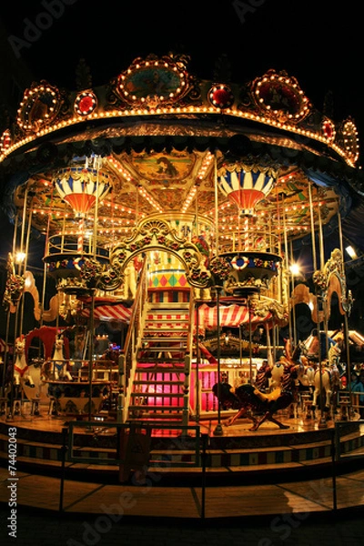 Fototapeta Historisches Karusell