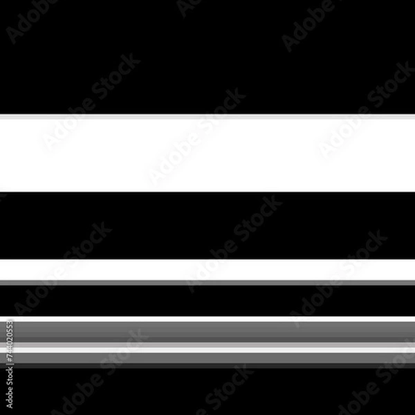 Fototapeta Black and white striped abstract background overlay. Motion effect. PNG graphic illustration with transparent background.