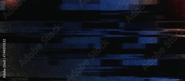 Obraz Statistical noise on the screen. Vhs effect, vantage background