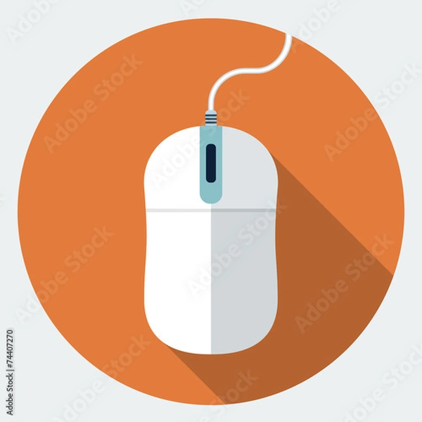 Fototapeta Vector mouse icon