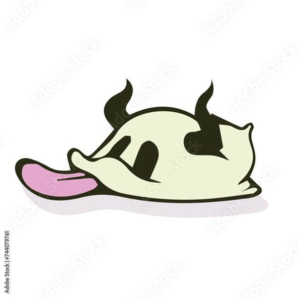 Fototapeta ghost and monster mascot