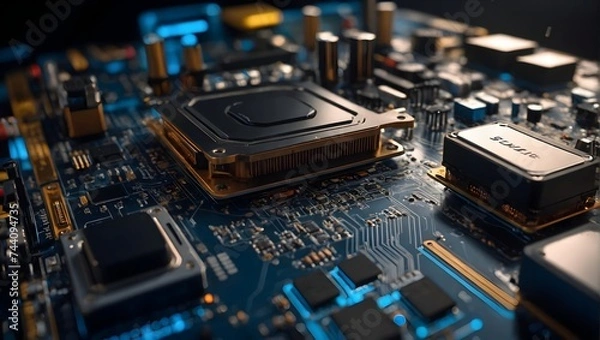 Obraz electronic circuit board