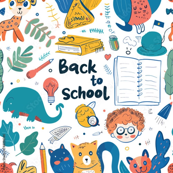 Fototapeta Education banner vector for design
