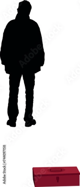 Obraz Vector mecánico con herramientas