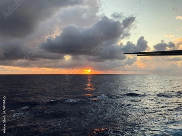 Obraz Sunset from sea 