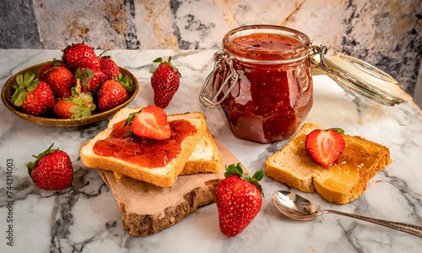 Obraz Strawberry Jam #05 - 202402