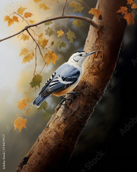 Obraz White-breasted Nuthatch