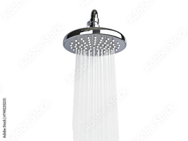Fototapeta Shower head on the transparent background. Png image