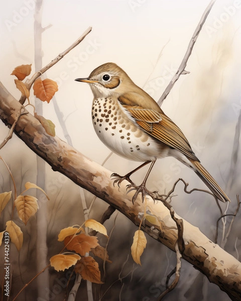 Obraz Hermit Thrush