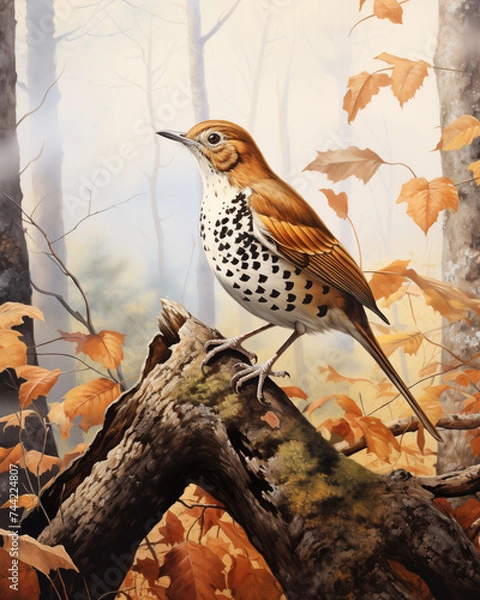 Obraz Wood Thrush
